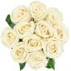 Букет из 11 белых роз Премиум (80 см)