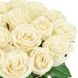 Букет из 15 белых роз Премиум (80 см)