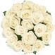 Букет из 21 белой розы Премиум (80 см)