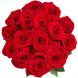 Букет из 15 красных роз Премиум (80 см)