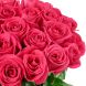 Букет из 25 розовых роз Премиум (80 см)