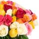 Букет из 101 разноцветной розы Кения