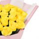 Букет из 25 желтых  роз (60 см)