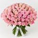 Букет из 101 розовой розы Кения