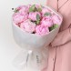 Букет из 9 нежно-розовых пионов
