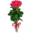 Букет из 7 розовых роз Премиум (80 см)