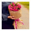 Букет красивых розовых тюльпанов (50 см)
