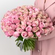 Букет из 101 розовой розы Кения