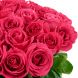 Букет из высоких розовых роз (80 см)