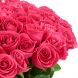Букет из высоких розовых роз (80 см)