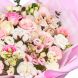 Премиум-букет из гвоздик, орхидеи и роз Амазонка