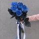 Букет классических синих роз [60 см]