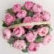 Корзина с пионами Садовое Великолепие