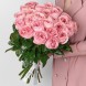 Букет из розовых пионовидных роз Шарм