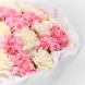 Букет из разноцветных гвоздик Нежный Дуэт