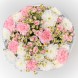 Букет их хризантемы и гвоздики Сияние