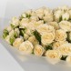 Букет кремовых кустовых роз Сливочный Поцелуй