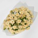 Букет кремовых кустовых роз Сливочный Поцелуй