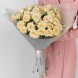Букет кремовых кустовых роз Сливочный Поцелуй