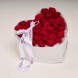 Коробка красных роз "Мое сердце"