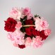 Корзина из роз, гортензий и гвоздик Аромат любви