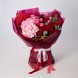 Букет из роз и гортензии Горячие чувства