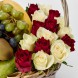 Корзина с розами Тропическое наслаждение