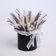 Букет из сухоцветов в коробке "Лаванда"