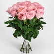 Букет из розовых пионовидных роз Шарм