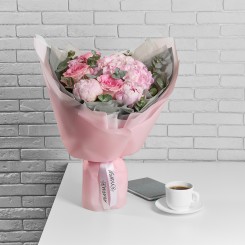 Букет цветов Розовый закат