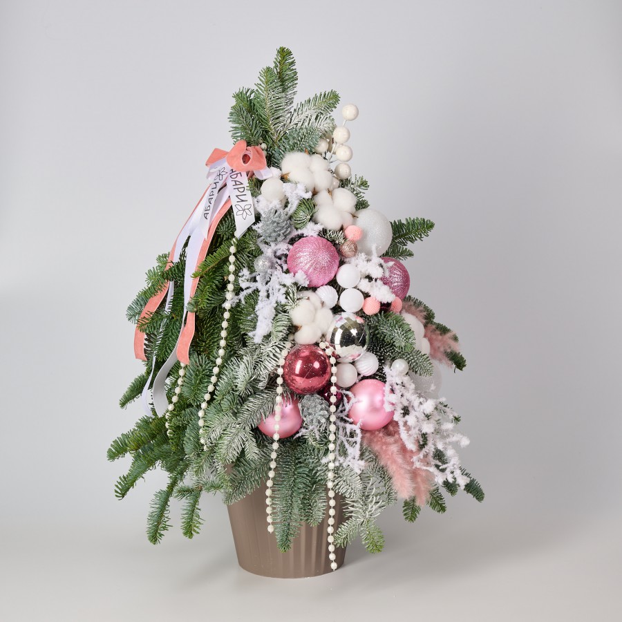 Елка "Розовый вальс"