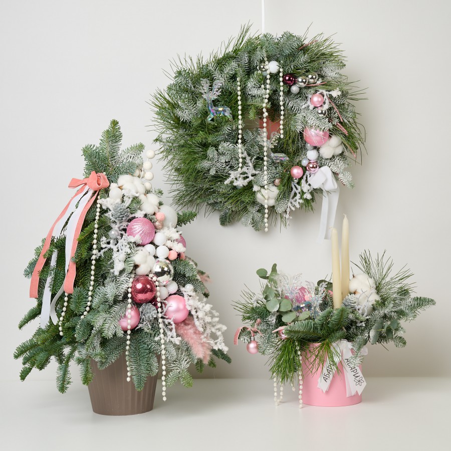 Новогодний набор &laquo;Розовый вальс&raquo;