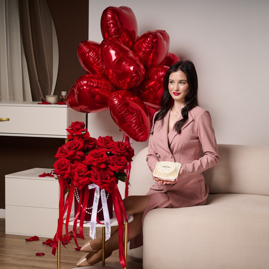 Романтический набор с бенто "Признание в любви"