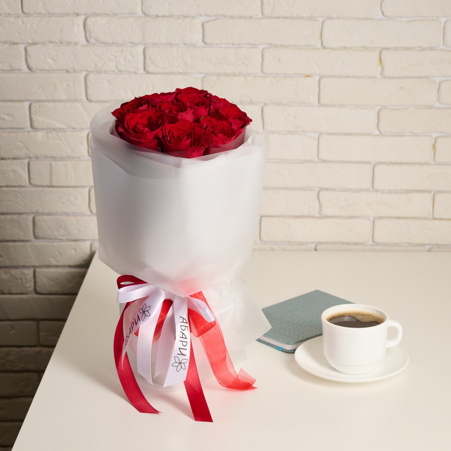 Букет красных кенийских роз Любовь моя